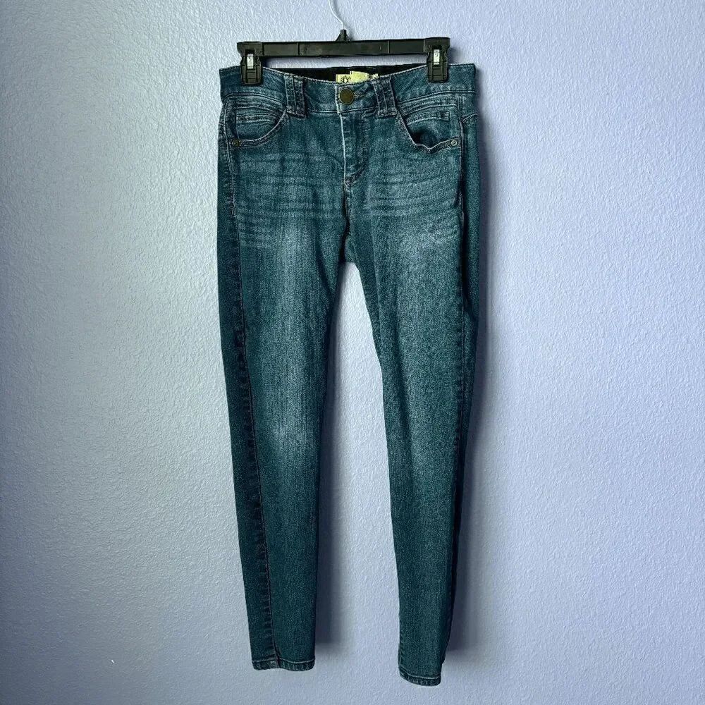 Democracy Ab Technology Crop Ankle Skinny Jeans Slimming Flattering Dark Wash 4